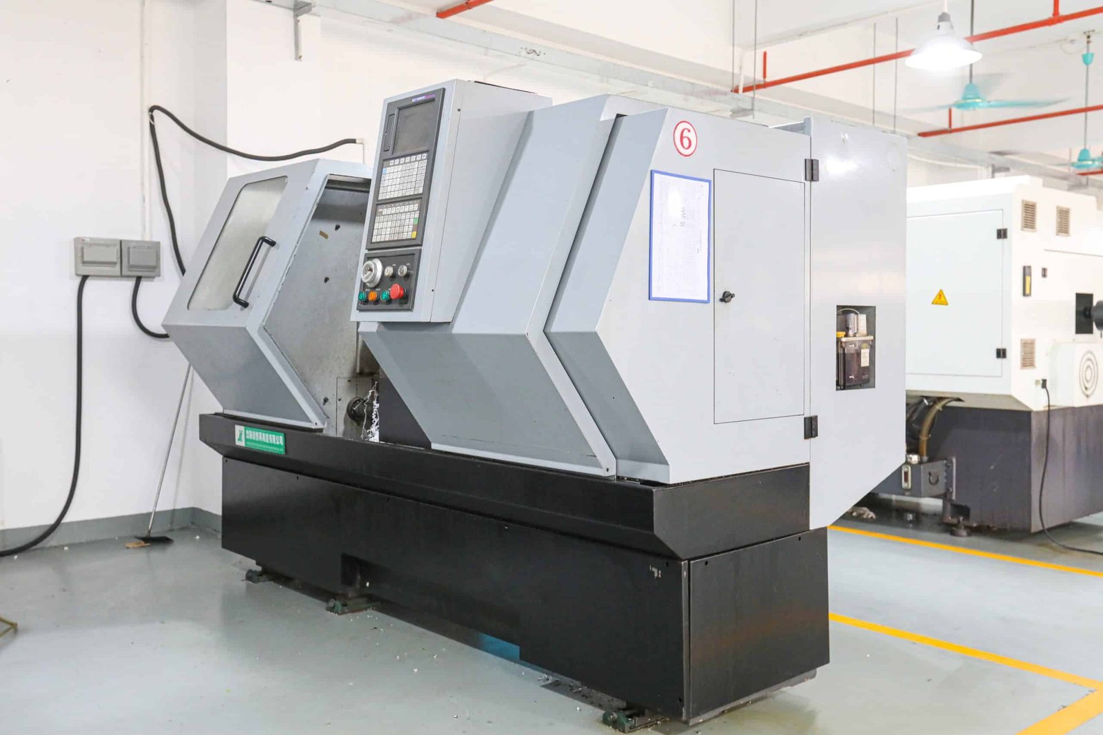 Modern CNC machining center inside the 6CNC production facility