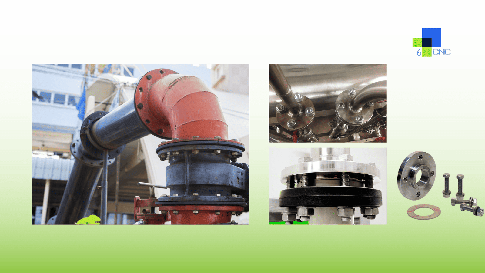 Large CNC turning for flanges and cylindrical components