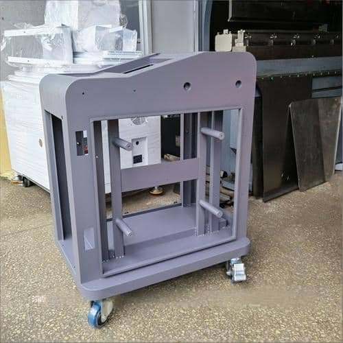 Boring and drilling of a large machined housing