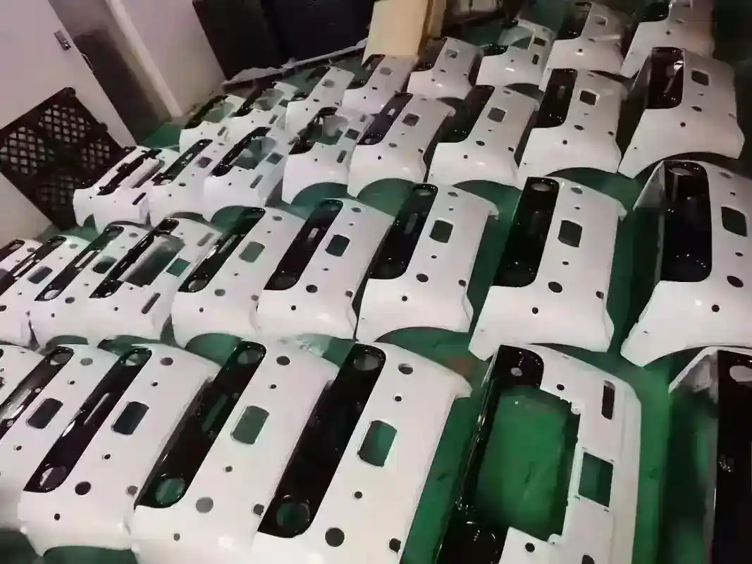 A small batch of plastic enclosures and housing components