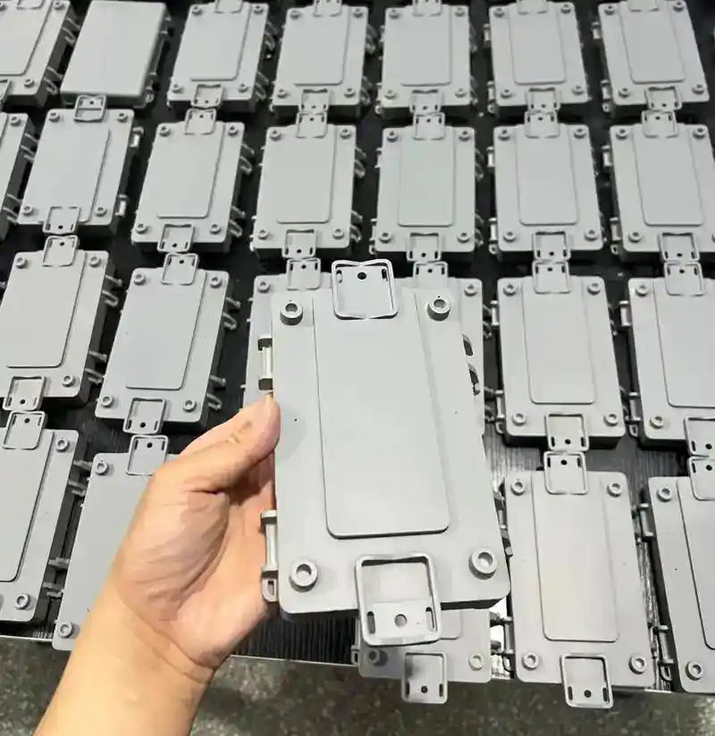 High-precision CNC machined enclosures for electronic devices.