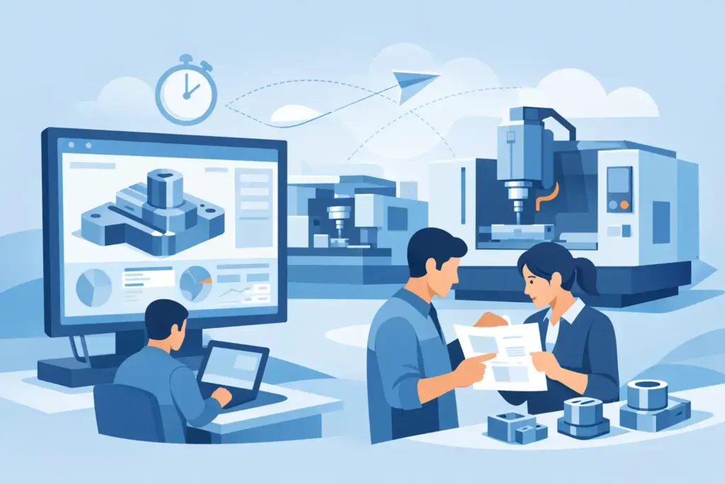 High-precision CNC machining process with How to Get a Rapid CNC Machining Quote
