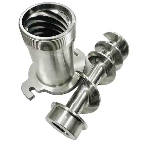 High-precision CNC machined metal parts for industrial applications.