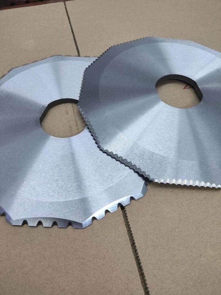High-precision circular saw blades for CNC machining applications.