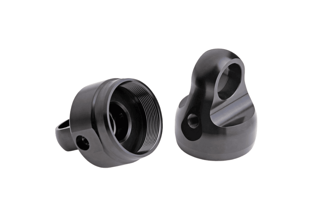 CNC machined metal parts with detailed design for industrial applications.