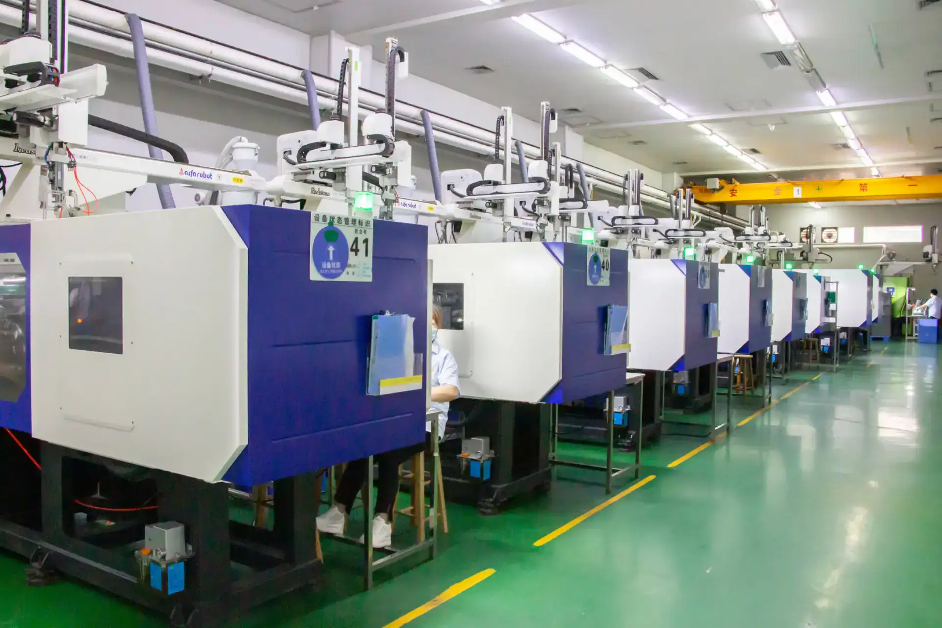 High-precision CNC machining equipment in a manufacturing facility.