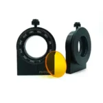 cnc machining of lens holders, manufacturing of optical experiment lens holders, prototyping of polarizer holders