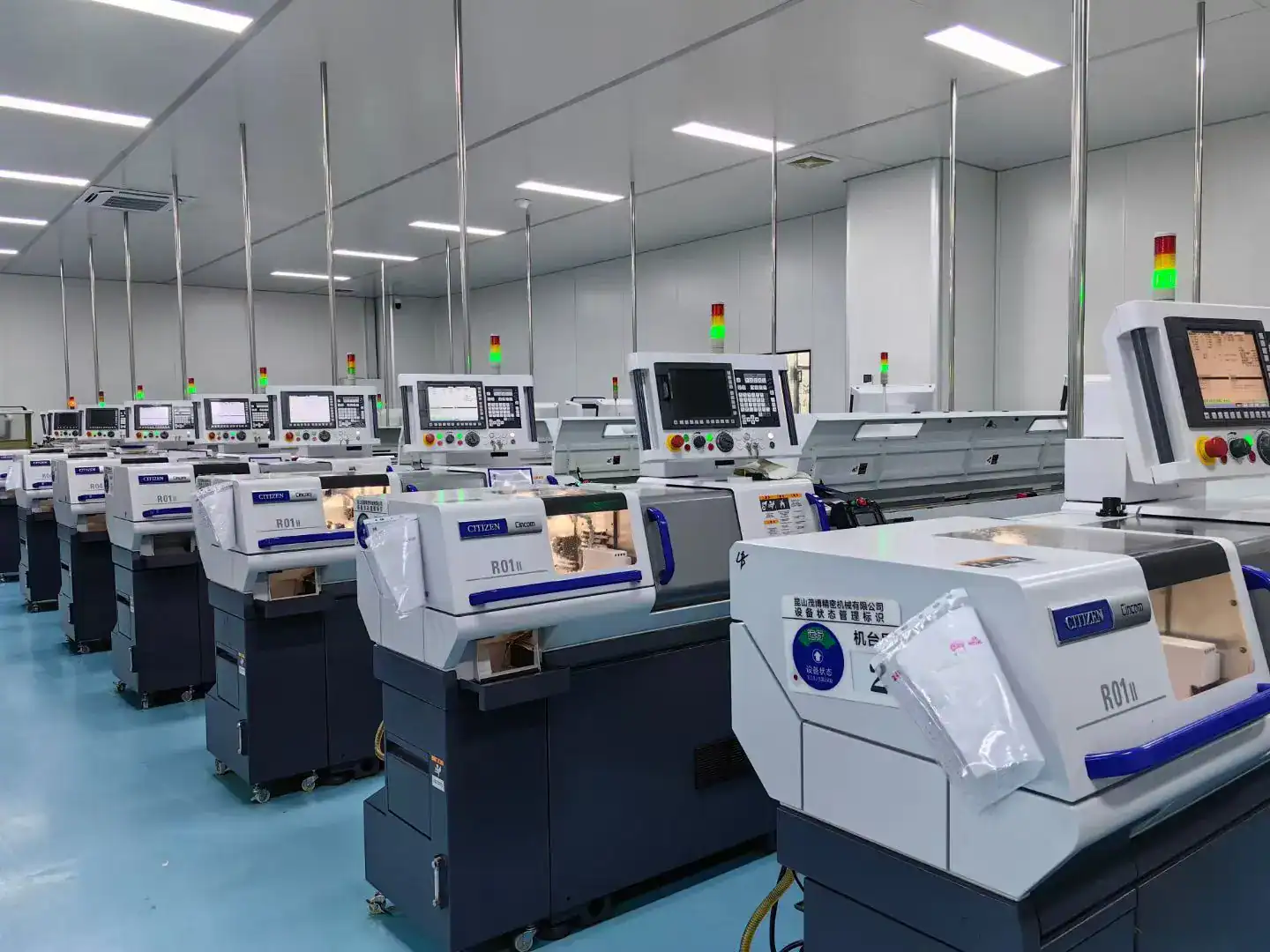 6CNC Swiss CNC machine line