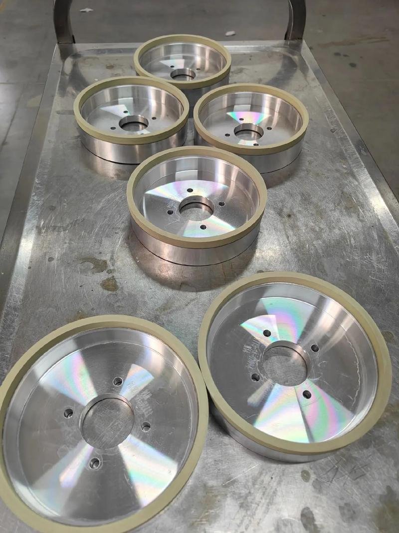 Circular metal parts with broad machined faces