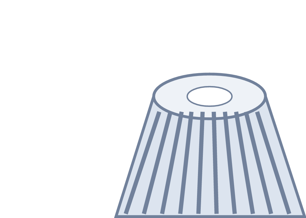 Bevel gears — simplified type illustration